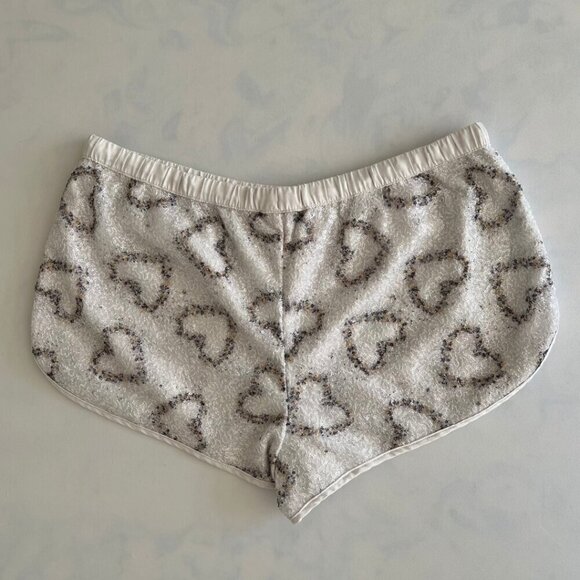 Victoria's Secret Sparkly Heart Sequin Mini Shorts - Picture 4 of 6